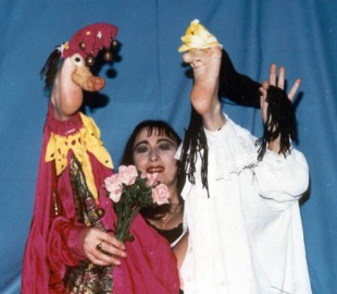 A italiana Laura Kibel en acci&oacute;n cos seus p&eacute;s