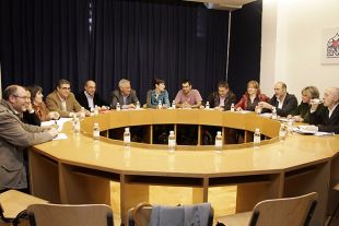 A actual Executiva Nacional do BNG, sa&iacute;da da Asemblea de maio de 2009 (clique para ampliar)