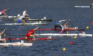 Un momento da competici&oacute;n (Imaxes: Guillermo Gonz&aacute;lez)