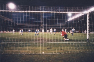 Cando errou o penalti / Imaxe: Xos&eacute; Castro / La Voz de Galicia