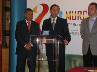 A presentaci&oacute;n da candidatura de Murcia