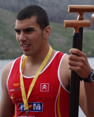 Miguel Rodr&iacute;guez, subcampi&oacute;n do Mundo C-1 500 m.