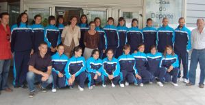 O equipo 'Galicia' na s&uacute;a presentaci&oacute;n