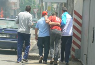 Alg&uacute;ns dos feridos / Imaxe: Z&eacute;lia Garcia