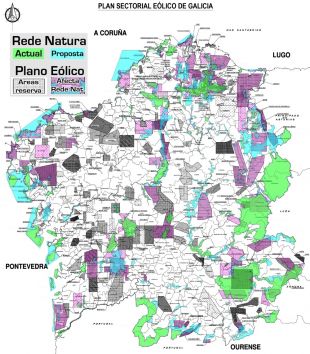 Mapa e&oacute;lico / Adega (pique na imaxe para ampliar)