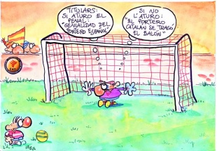 Un par de cadri&ntilde;os de Fer sobre as selecci&oacute;ns deportivas catal&aacute;s