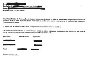 A orde aos hospitais e centros de sa&uacute;de (clique para ampliar)