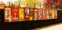 Carteis dos candidatos &aacute; presidencia / Foto: ebarrera
