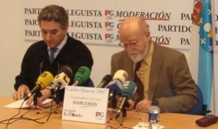 Soto, co candidato Galeguista &aacute; alcald&iacute;a da Coru&ntilde;a, Carlos Marcos