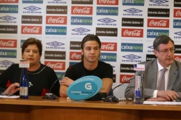 Presentaci&oacute;n da primeira fichaxe do Celta para esta tempada, Edu Moya