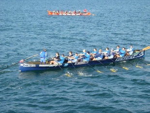 Outra imaxe dos remeiros do SD Tir&aacute;n