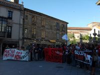 Imaxes da manifestaci&oacute;n contra as touradas, que se desenvolveu o ano pasado en Pontevedra / Imaxe: Libera!