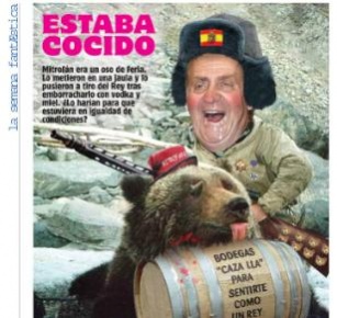 Esta fotomontaxe &eacute; a que investiga a Audiencia Nacional