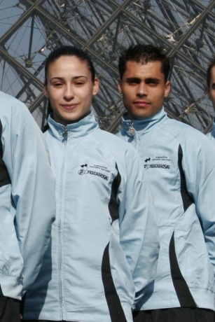 A parella formada por Nerea Alamancos e Samuel Meil&aacute;n