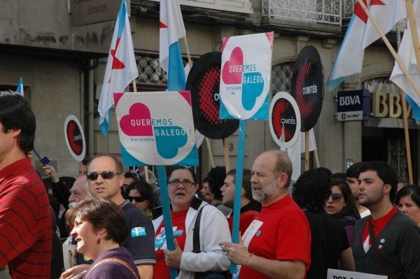 Manifestaci&oacute;n Queremos Galego