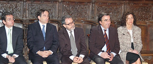 Durante o acto de proclamaci&oacute;n oficial