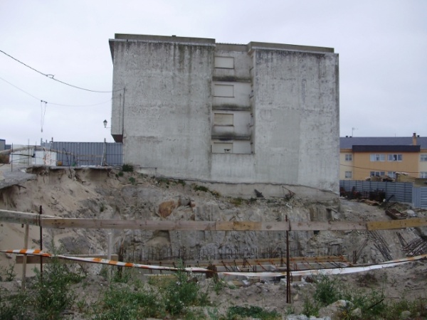 A destruci&oacute;n do castro de San Cibrao: ver&aacute;n de 2008