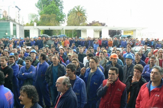 Mobilizaci&oacute;n do sector do metal