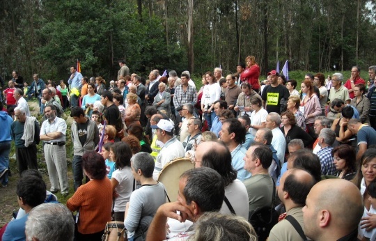 Marcha en Salcedo (28 de xu&ntilde;o de 2009)